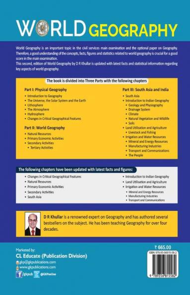 GKP World Geography for Civil Services Main Examination 2ed by D.R. Khullar