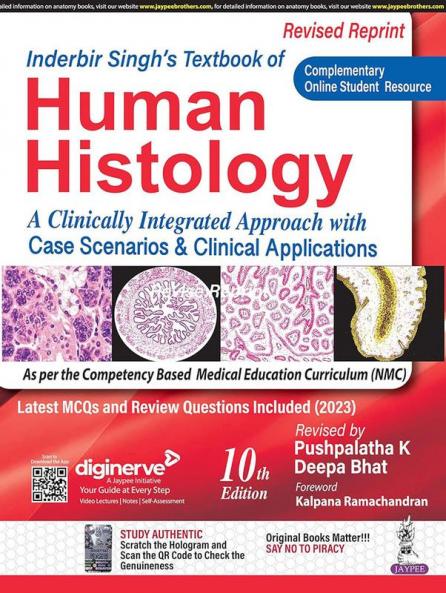 Inderbir Singh's Textbook of Human Histology (Revised Reprint)