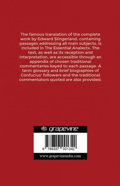 Analects by Confucius: Timeless Wisdom on Ethics Family and Harmony with Traditional Commentaries (Grapevine Edition)