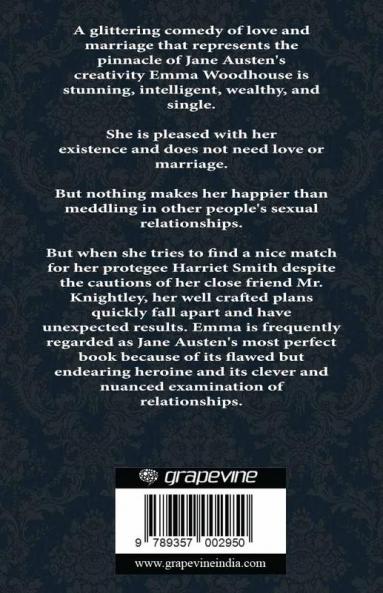 Emma by Jane Austen: A Witty Tale of Love Mischief and Self-Discovery (Grapevine Edition)