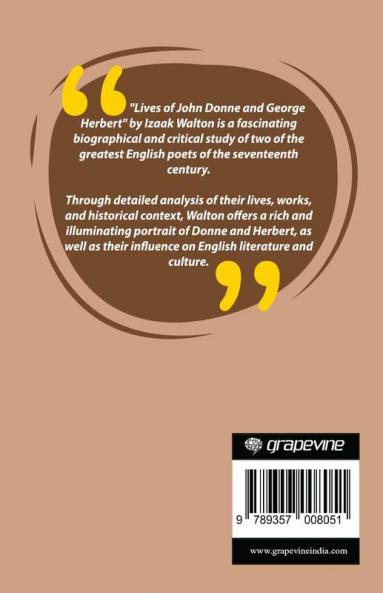 Lives of John Donne and George Herbert