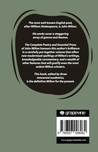 The Complete Poems Of John Milton
