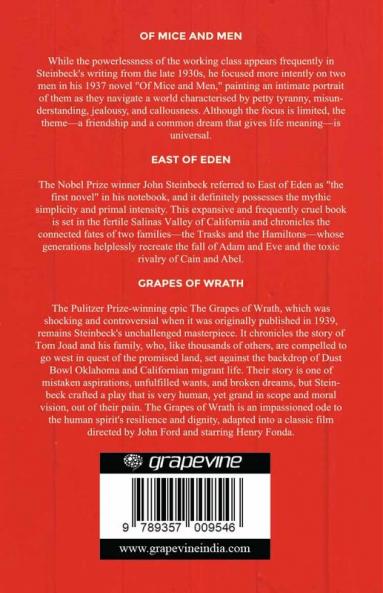 Of Mice and Men & East of Eden & Grapes of Wrath