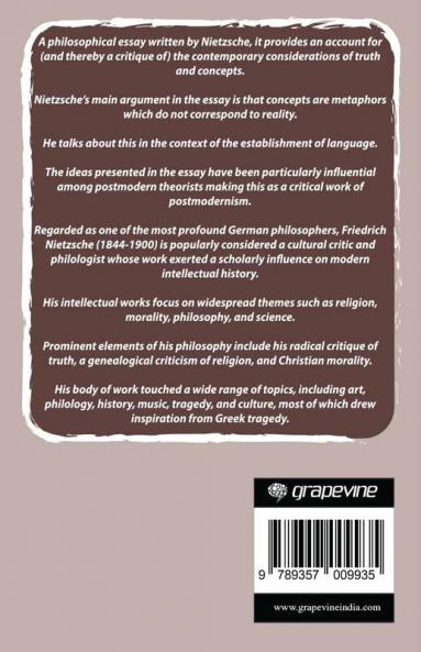 On Truth and Lies in a Nonmoral Sense
