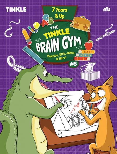 The Tinkle Brain Gym #5 : Puzzles DIYs Jokes & More!