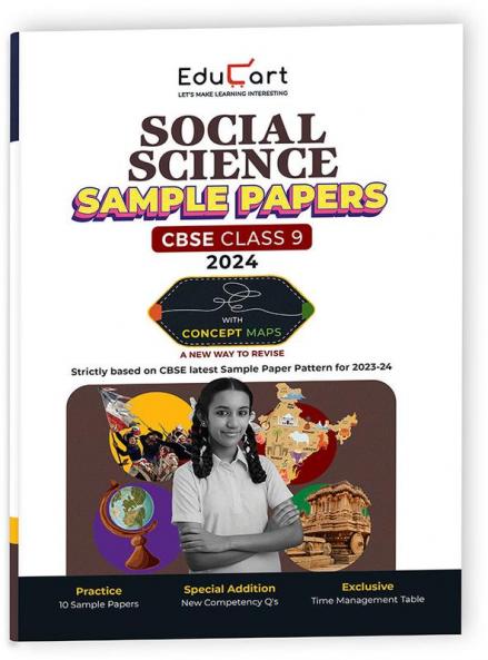 Educart CBSE Social Science Class 9 Sample Paper 2023-24 (Introducing Revision Maps and Past Year Papers)