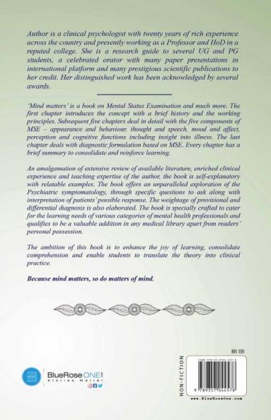 Mind Matters - A Book on Mental Status Examination