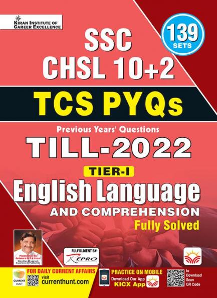 SSC CHSL (10+2) TCS PYQs Eng. Languge (E)