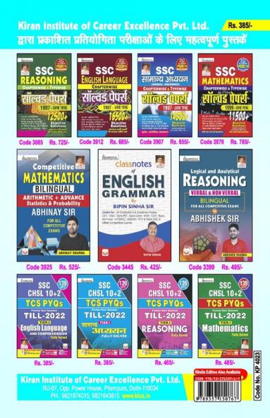 SSC CHSL (10+2) TCS PYQs General Awareness (H)-2022