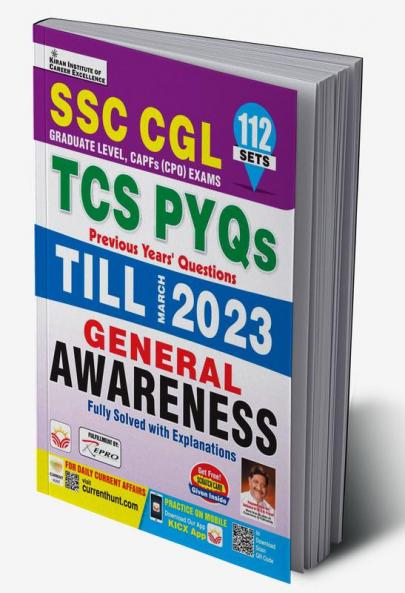 SSC CGL General Awareness TCS PYQs Till March 2023 Tier 1 & Tier 2 Solved Papers (English Medium)