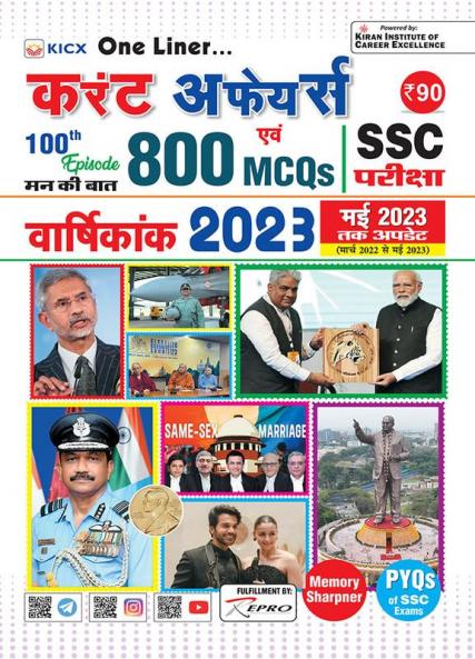 SSC Current Affairs & MCQs (Update April-May-2023