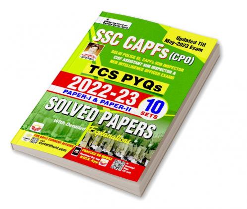 SSC CAPFs (CPO) Delhi Police SI Solved Paper 2022-23