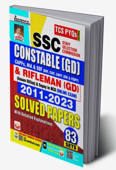 SSC Constable GD English Solved Papers 83-Sets Repair-2023