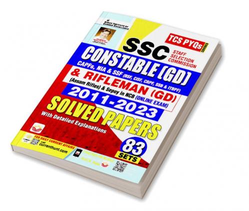 SSC Constable GD English Solved Papers 83-Sets Repair-2023