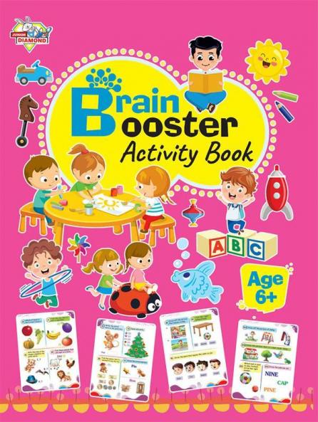 Brain Booster Activity Book - Age 6+ (Fun Learning Activity Book for Kids)