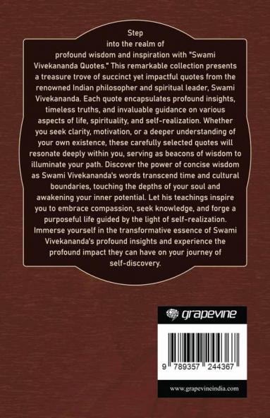 Swami Vivekananda's Quotes: A Collection of His Noteworthy Sayings (by ITP Press)
