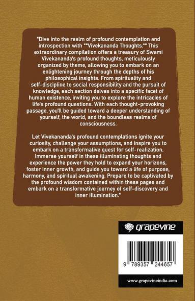 Swami Vivekananda's Thoughts: A Collection of His Noteworthy Sayings (by ITP Press)