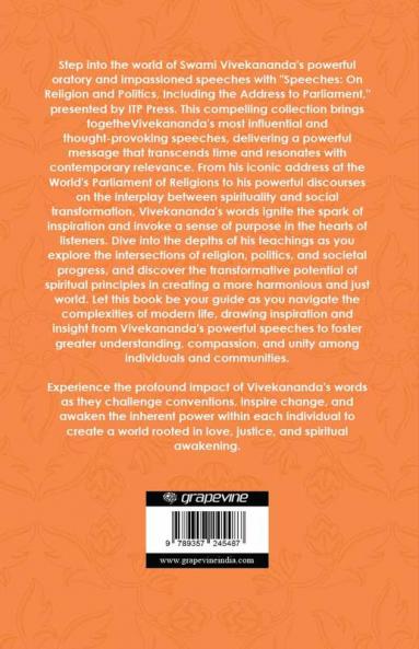 Speeches: On Religion and Politics Including the Address to Parliament (by ITP Press)