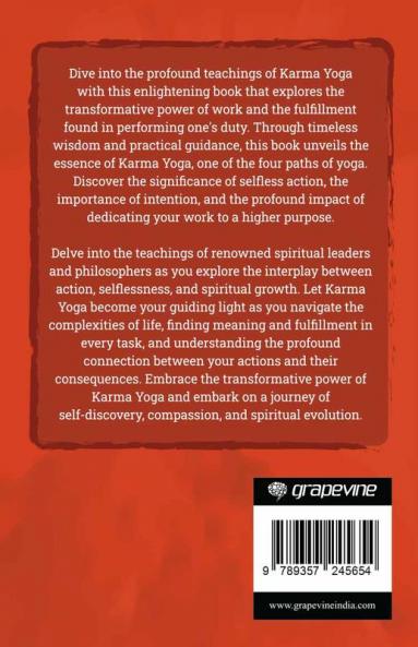 Karma Yoga: On Work and Performing One's Duty (by ITP Press)