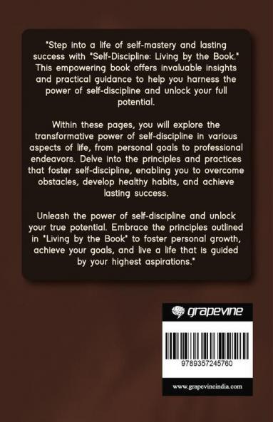 Self-Discipline: Living by the Book (by ITP Press)