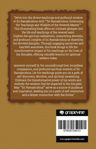 Sri Ramakrishna: Embracing My Master's Teachings and Wisdom (by ITP Press)