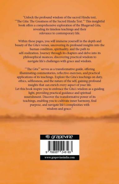 The Gita: The Greatness of the Sacred Hindu Text (by ITP Press)