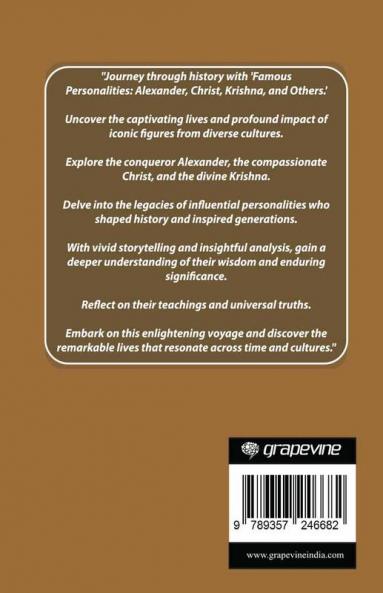 Famous Personalities: Alexander Christ Krishna and Others (by ITP Press)