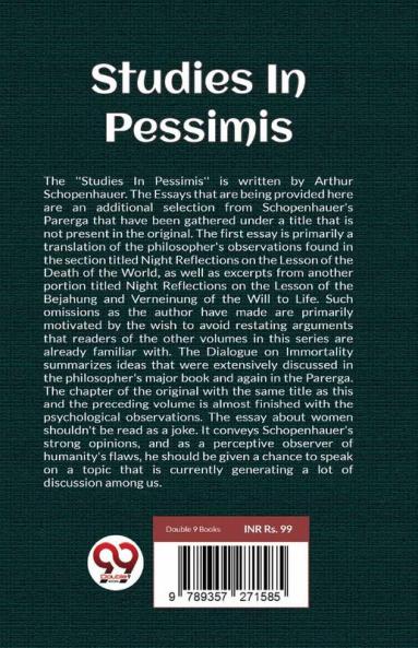Studies In Pessimis