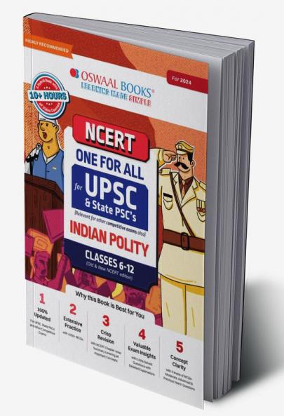 NCERT One for All for UPSC and State PSC's Indian Polity Classes 6 to 12 (Old and New NCERT Edition)