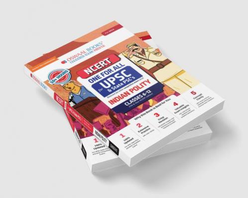 NCERT One for All for UPSC and State PSC's Indian Polity Classes 6 to 12 (Old and New NCERT Edition)