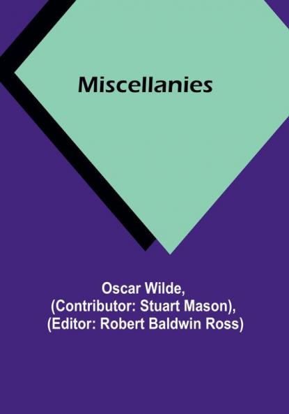 Miscellanies