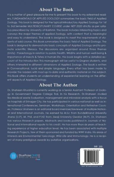Fundamentals of Applied Zoology