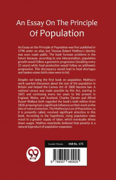 An Essay On The Principle Of Population