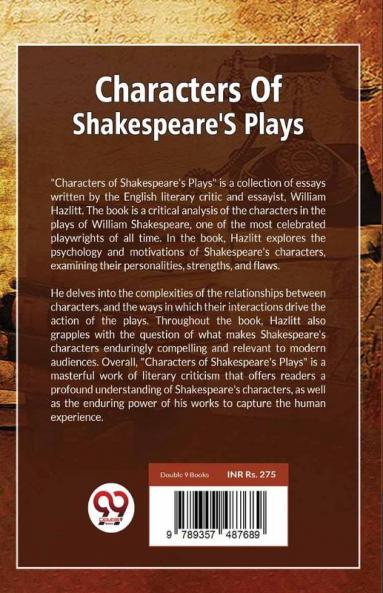 Characters Of Shakespeare'S Plays