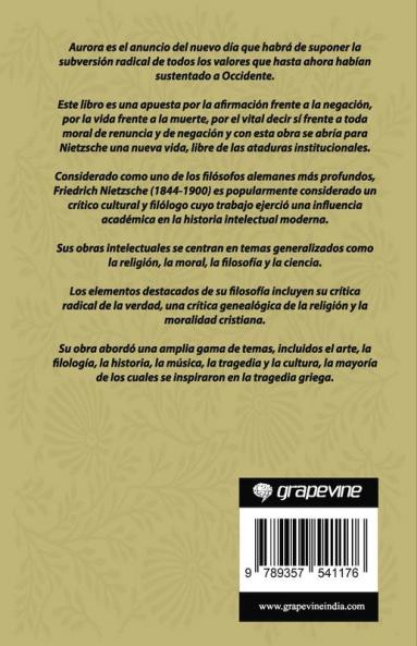 Aurora: Reflexiones sobre los prejuicios morales