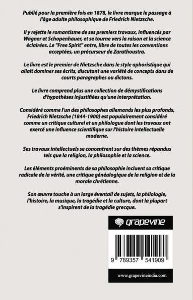 Humain trop Humain: Un Livre Pour Les Esprits Libres
