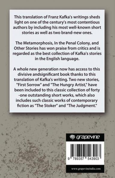 The Metamorphosis In the Penal Colony and Other Stories: The Great Short Works of Franz Kafka