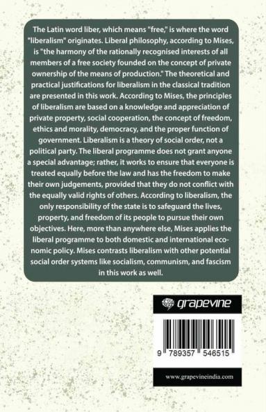 Liberalism: The Classical Tradition