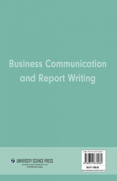 Business Communication and Report Writing