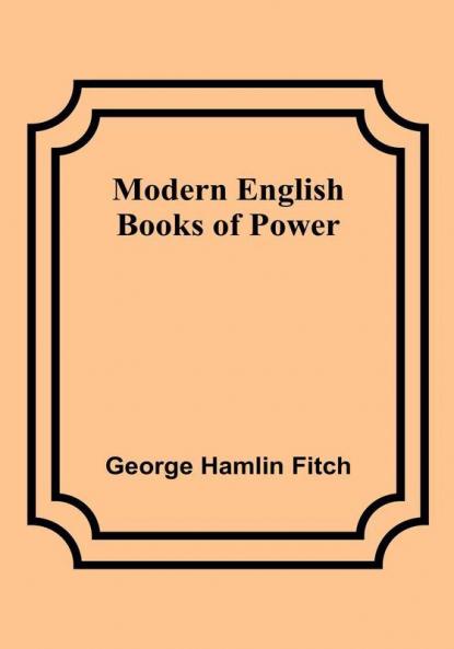 Modern English Books of Power