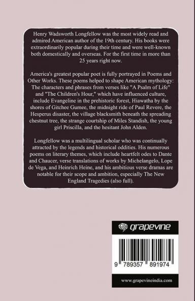 Henry Wadsworth Longfellow: Poems and Other Writings