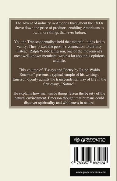 Essays and Poems