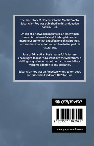 A Descent into the Maelstrom - an Edgar Allan Poe Short Story