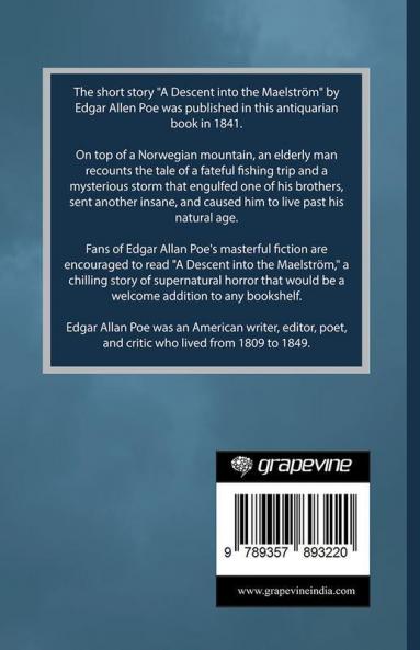 A Descent into the Maelstrom - an Edgar Allan Poe Short Story