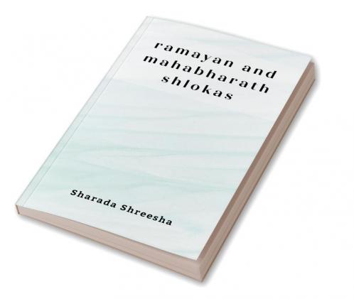 ramayan and mahabharath shlokas