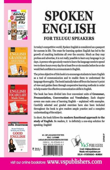 Spoken English For Telugu Speakers