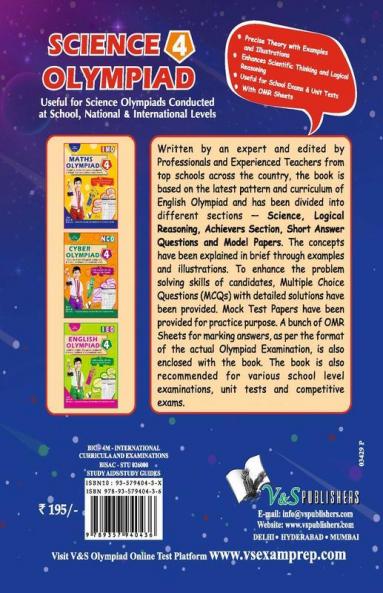 National Science Olympiad - Class 4 (With OMR Sheets)