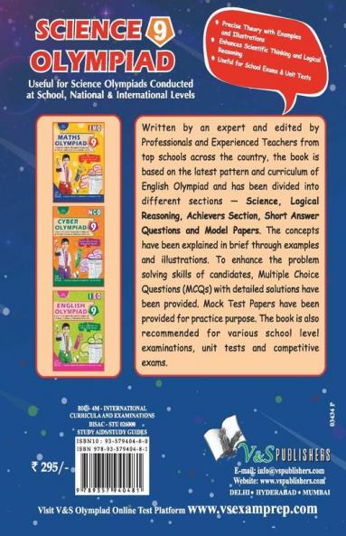 National Science Olympiad - Class 9 (With OMR Sheets)