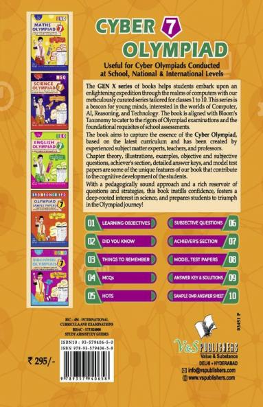 National Cyber Olympiad - Class 7(With OMR Sheets)