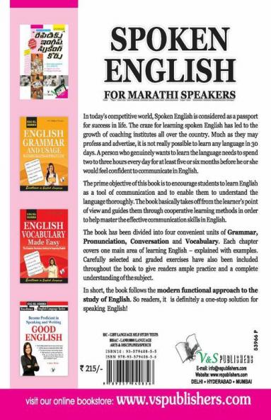 Spoken English For Marathi Speakers